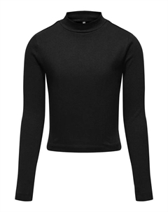 Рубашка с длинными рукавами "KOGLINEA LIFE L/S SHORT TOP JRS", черный Kids only