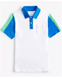 ПОЛО С ЦВЕТНЫМИ БЛОКАМИ ДЛЯ МАЛЬЧИКОВ LITTLE & BIG BOYS, белый Epic threads
