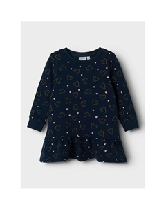 Название It спортивное платье «NMFRUE SWEAT DRESS BRU BOX», цвет Dark Sapphire Name it