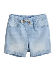Детские джинсовые шорты на резинке для мальчиков, цвет super light wash Jumping beans