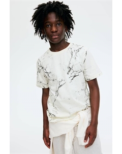 Хлопковая футболка с принтом, мультиколор H&m