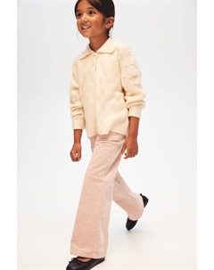 Широкие вельветовые брюки, оранжевый H&m