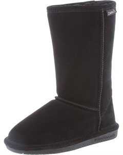 Emma высокие ботинки для подростков - черные Bearpaw