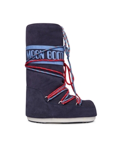 Зимние сапоги Mb Icon Suede Laces 80D1403050, синий Moon boot