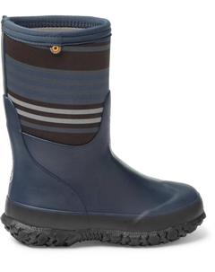 Детские резиновые сапоги Stomper с разноцветными полосками, Navy Multi Bogs°