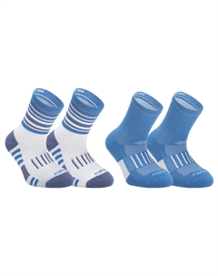 Детские беговые носки  AT500 средней высоты 2 пары Kiprun