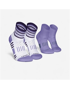 Детские беговые носки  AT500 средней высоты 2 пары Kiprun