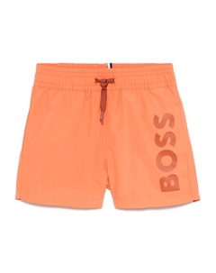 Плавки-шорты с логотипом, оранжевый Boss kidswear