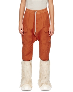 Детские длинные шорты-карго Orange Pods Rick owens