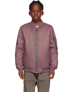 Детская фиолетовая куртка-бомбер Flight Rick owens