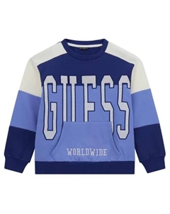 Толстовка Oversize fit, синий Guess