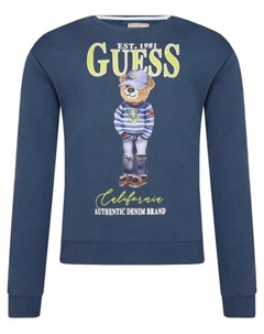Толстовка Regular fit, синий Guess
