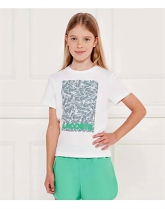 Футболка Regular fit, белый Lacoste