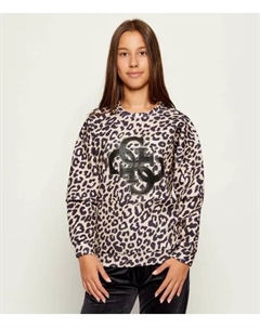 Толстовка Regular fit, коричневый Guess