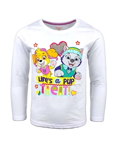 Рубашка с длинным рукавом, белый Paw patrol