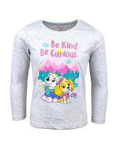 Рубашка с длинным рукавом, светло-серый Paw patrol