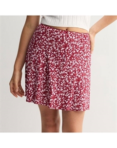 Мини-юбка без застежек для юниоров, цвет red brown ditsy So