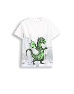 Футболка, белый Coccodrillo