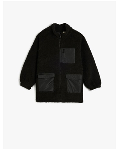 Флисовая куртка, черный Koton