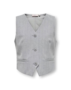 Жилет, светло-серый меланж Kids only