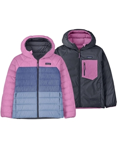 Толстовка reversible утепленная с капюшоном, для детей, Smolder Blue Patagonia