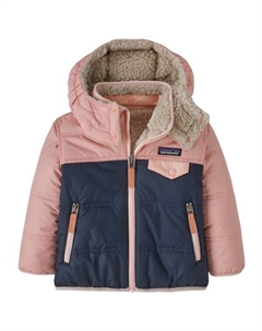 Детская двусторонняя толстовка с капюшоном Tribbles - зимняя куртка, мультиколор Patagonia