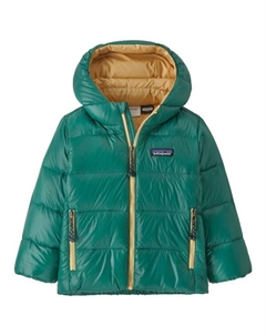Детский пуховый свитер с капюшоном и толстовкой Hi-Loft, зеленый Patagonia