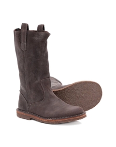 Ботинки Joanne из телячьей кожи без застежек, серый Pèpè