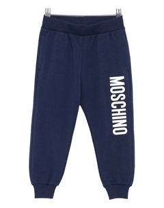 Брюки с логотипом, синий Moschino kids