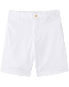 Шорты Kids 20/1 Stretch Twill Flat Front Shorts, белый Polo ralph lauren