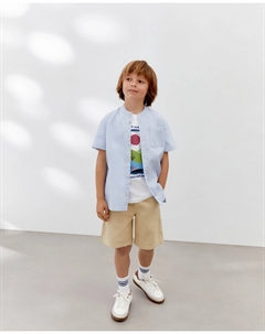 Бермуды в деревенском стиле для мальчика, светло-коричневый Kids el corte inglés