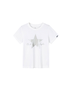 Футболка для начальной школы, чисто белая Converse