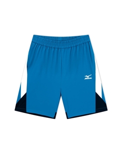 Детская короткая футболка, синяя Mizuno