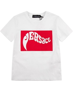 Белая детская футболка SS24 Versace