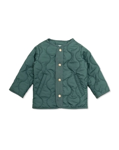 Стеганая куртка, зеленый Bonpoint