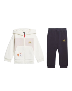 Детский комбинезон, комплект (Верх бело-зеленый/светло-лиловый розовый+Штаны темно-синие) Adidas