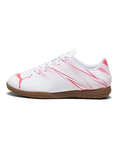 Attacanto Low Top Детские футбольные бутсы Белый Красный Kids', White/Red Puma