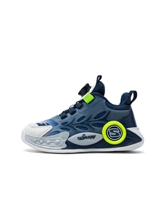 Антиударные амортизирующие износостойкие возвратные детские повседневные кроссовки синий бежевый Snoopy