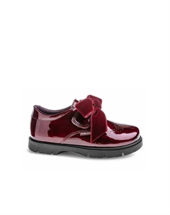 Детские мокасины из кожи с липучкой, красный Pablosky