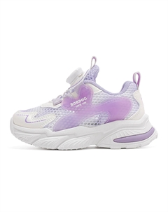 Детские противоскользящие дышащие повседневные туфли Kids', Мечта Пурпурный/Бежевый Bobdog