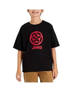 Детская футболка, оливковый зеленый Jeep