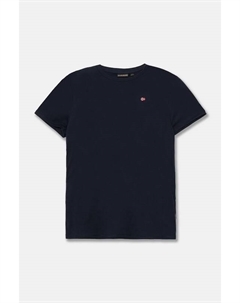 Детская хлопковая футболка SALIS SS 0, темно-синий Napapijri