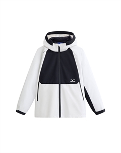 Ветровка детская, белая Mizuno