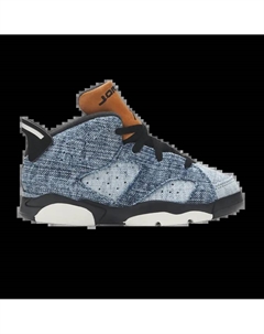 Кроссовки  6 Retro TD 'Washed Denim', синий Air jordan