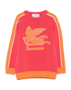 Свитер с декором Pegasus, розовый Etro kids