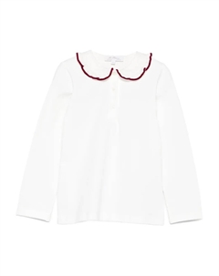 Рубашка с длинными рукавами и манишкой, белый Mariella ferrari