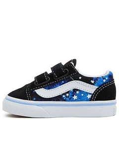 Кроссовки old skool hook and loop 'black blue', черный Vans