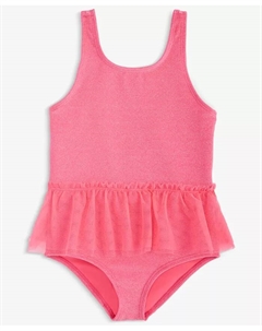 Купальник-боди с пайетками и юбочкой для девочек Toddler And Little Girls Glitter Tutu One-Piece, розовый Epic threads