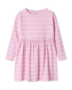 Трикотажное платье "NMFKIANNA LS DRESS", цвет Pastel Lavender Name it