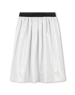 Kidswear длинная юбка с металлическим отливом, белый Boss